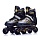 Роликовые коньки раздвижные, PU колёса со светом, размер M (35-38) , черно-желтые,U001761Y / 393804