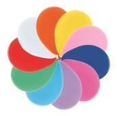 Шар (12''/30 см) Ассорти, пастель, 230221 Шар (12''/30 см) Ассорти, пастель, 230221