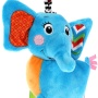 Текстильная игрушка погремушка слон подвеска с вибрацией RV-E