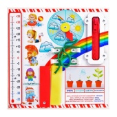 Бизиборд 25*25 см "Погода" 0003683 / 236120