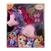 Пони пони 25 см озвуч 50 фраз и песен, с акс, кор КАРАПУЗ  PONY25-SP3-RU