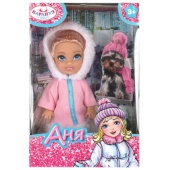 Кукла Аня 12 см, акс., кор КАРАПУЗ   ANNA-W3-BB (120)