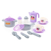 Набор детской посуды "Настенька" на 2 персоны (V2) (18 элементов) 79916