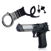 Пистолет с наручниками, на батарейках в пакете HY091C / 388942