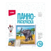 Набор ДТ 3D Art.Панно-раскраска Слон Ирп-022 Lori