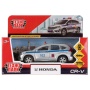 Машина металл "HONDA CR-V ПОЛИЦИЯ", длина 12см, открыв. двери, инерц, в кор. Технопарк CR-V-P
