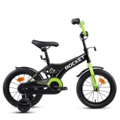 Велосипед 14" Rocket Phoenix, цвет черно/зеленый    14.PHOENIX.BK/GN.25 / 472941