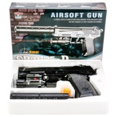 Пистолет с лазер. прицелом, с глушителем SP3855-D , 1B00102