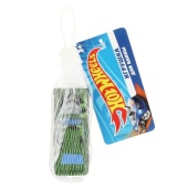 Игрушка для ванны зеленая  машинка ХОТ ВИЛС 1 шт., сетка, хенгтег КАПИТОШКА  HOT-W3