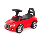 Каталка-автомобиль "SuperCar" №2 со звуковым сигналом (красная) 84545