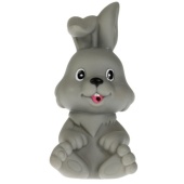 Игрушка для ванны зайка сетка, хенгтег КАПИТОШКА,  LXB333_335_336-2