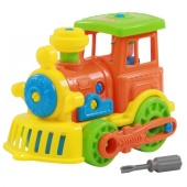 Конструктор-транспорт "Паровоз" (в сеточке)71255