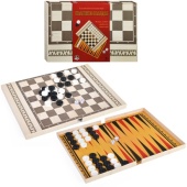 Игры настольные классические. "Шашки-нарды"   03790  / 254132