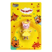 Фигурка Три Кота 6 см, подвижные части тела, на блистере ИГРАЕМ ВМЕСТЕ   PF-3C-LAPOCHKA-RU