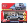 Машина металл MITSUBISHI L200 PICKUP ПОЛИЦИЯ 13 см, двери, багаж, кор. L200-12POL-ARMSR