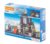 Конструктор "Классик" "Город. Полиция-1.5" (99 элементов) (в коробке) 81087 Конструктор "Классик" "Город. Полиция-1.5" (99 элементов) (в коробке) 81087