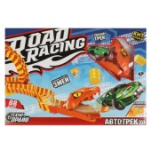 Автотрек с катапультой, змея, кор.38*26*8см ТЕХНОДРАЙВ   A1550465B-R