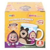 Набор д/дет тв-ва кружка для росписи Маша и Медведь МУЛЬТИ АРТ   MUG-129503