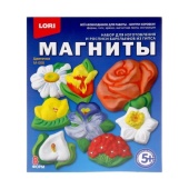Фигурки на магнитах "Цветочки" М-008