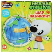 Логическая игра шар-лабиринт Ми-ми-мишки кор.11*11*11см ИГРАЕМ ВМЕСТЕ B1943684-R