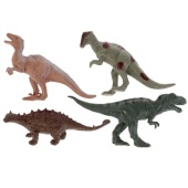Игрушка пластизоль динозавры 4шт в пак. (русс. уп.) Играем вместе B1084623-R