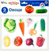 Магниты "Овощи". Серия Магнитные истории (европодвес, 4х20шт) 02709