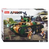 Конструктор "Армия Танк" (563 дет.) 38-1107 / 421829