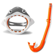 Набор маска с трубкой "Веселая акула", 55944